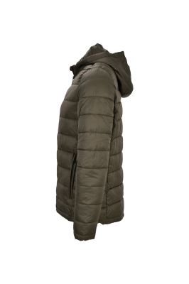 کاپشن کوتاه کلاهدار