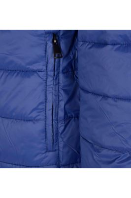 کاپشن کوتاه کلاهدار بادی تمام دوخت افقی آستر نارنگ