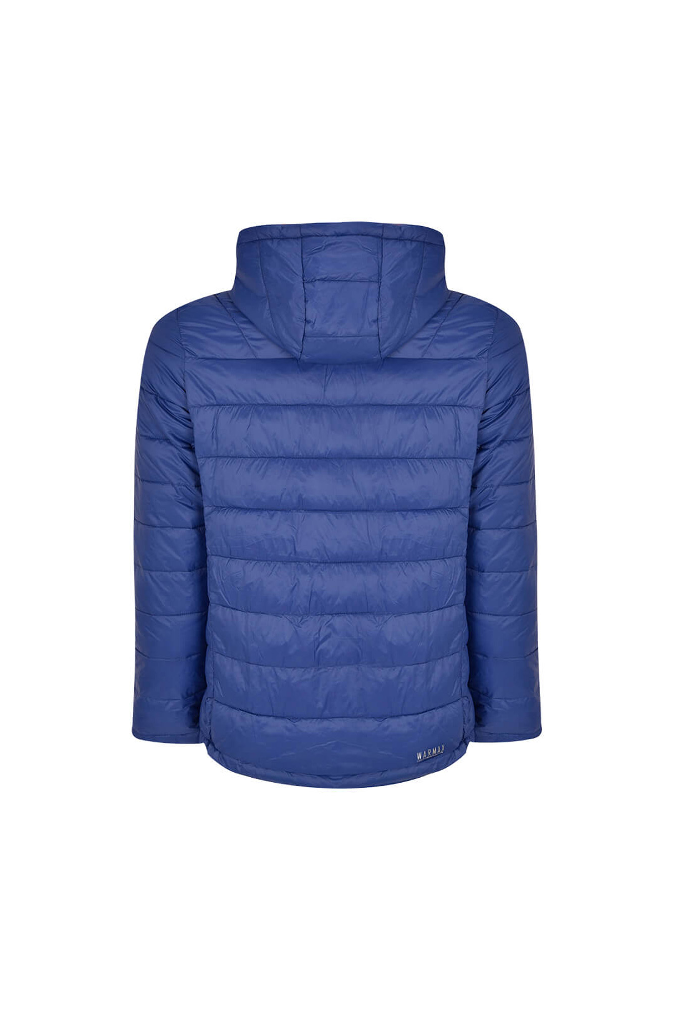 کاپشن کوتاه کلاهدار بادی تمام دوخت افقی آستر نارنگ