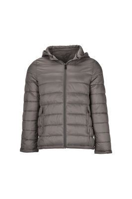 کاپشن کوتاه کلاهدار