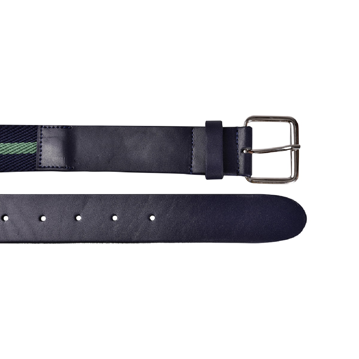 کمربند میکس چرم و کنف