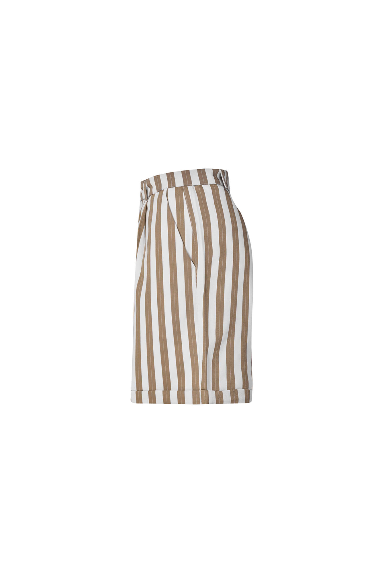 شلوارک کمربند دار فاق  بلند