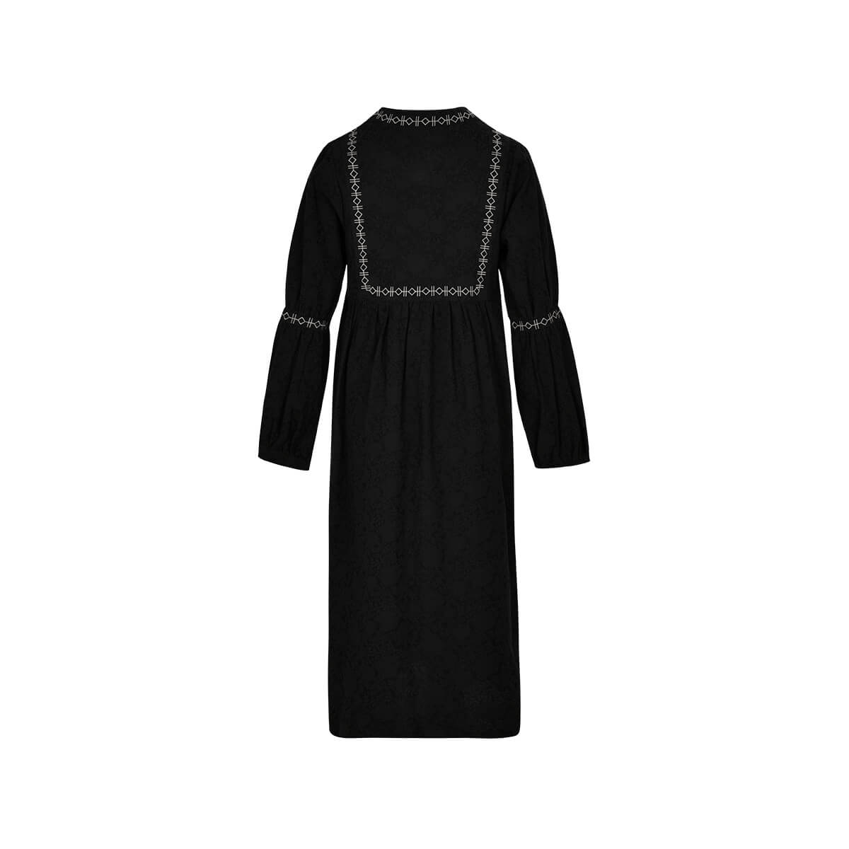 مانتو جلو باز گلدوزی شده