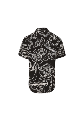 پیراهن مردانه آستین کوتاه هاوایی
