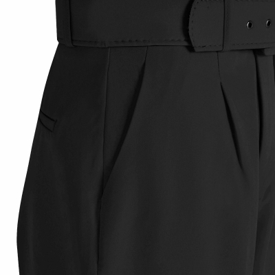 شلوار تک پیلی کمربند دار