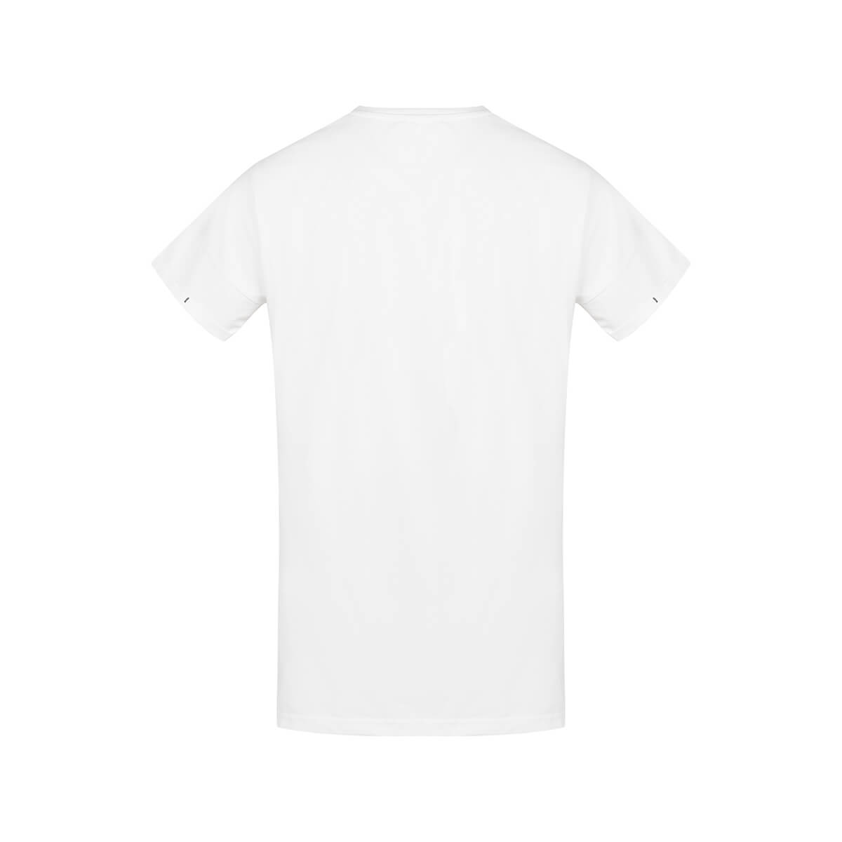 تی شرت یقه گرد سفید اور سایز