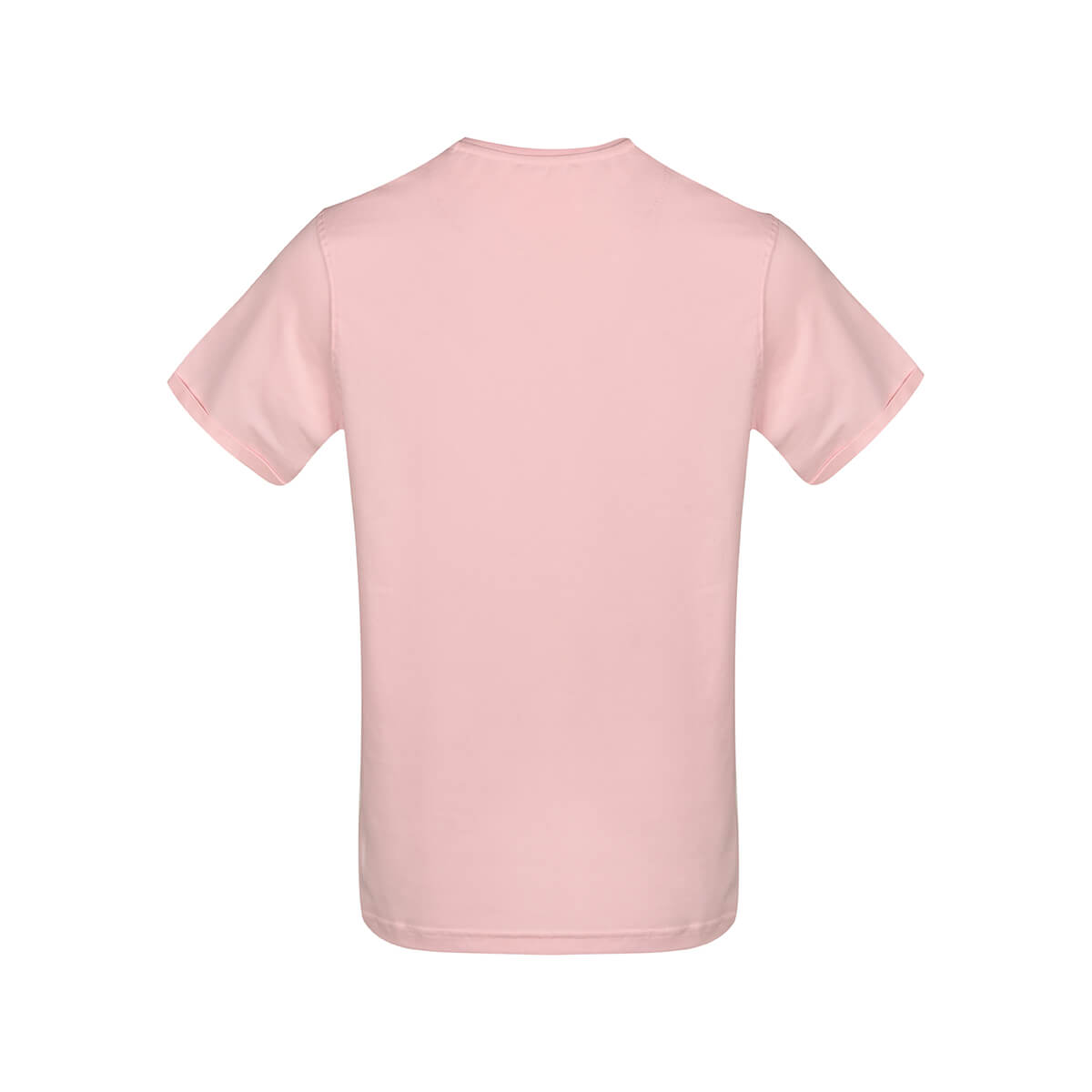 تی شرت یقه گرد صورتی