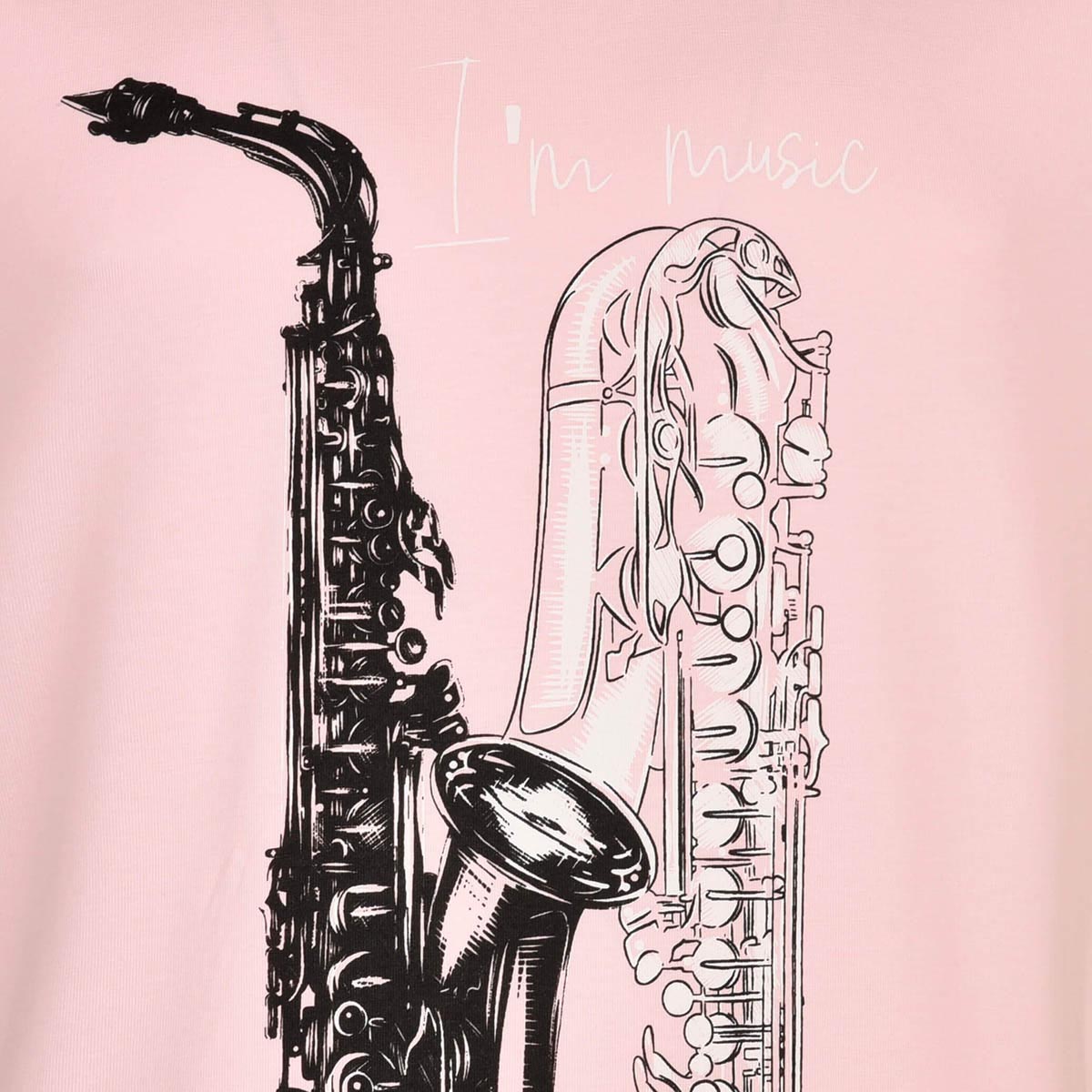 تی شرت یقه گرد صورتی