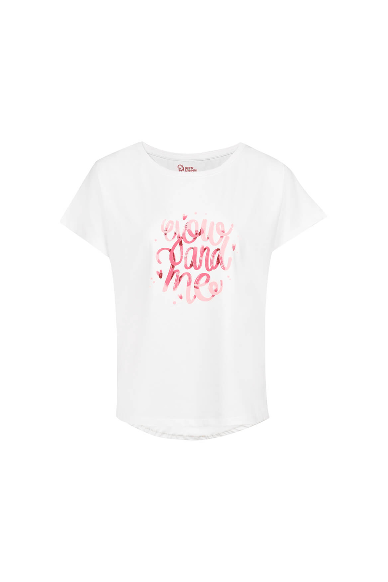 تی شرت یقه گرد چاپی زنانه