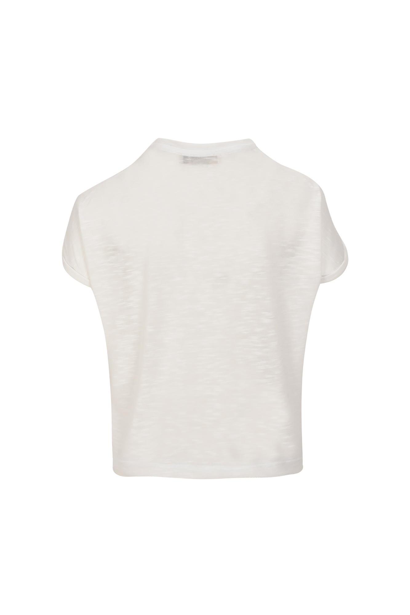 تی شرت زنانه یقه گرد اسلپ