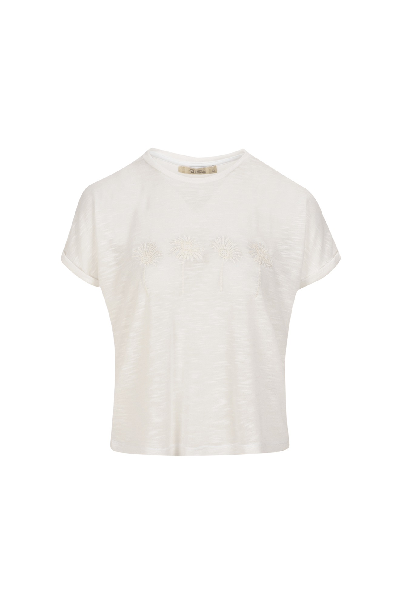 تی شرت زنانه یقه گرد اسلپ