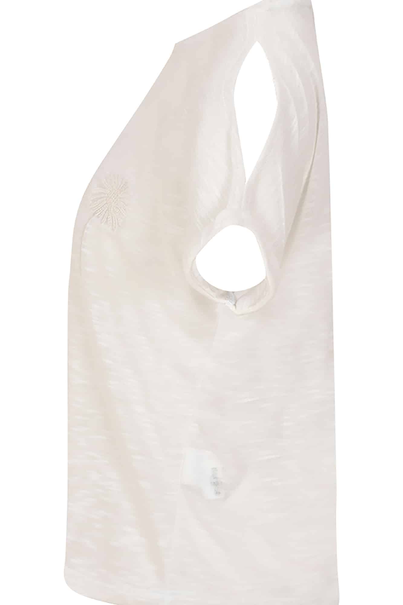 تی شرت زنانه یقه گرد اسلپ