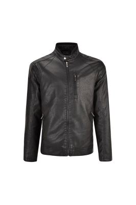 کاپشن چرم سرریپ نما