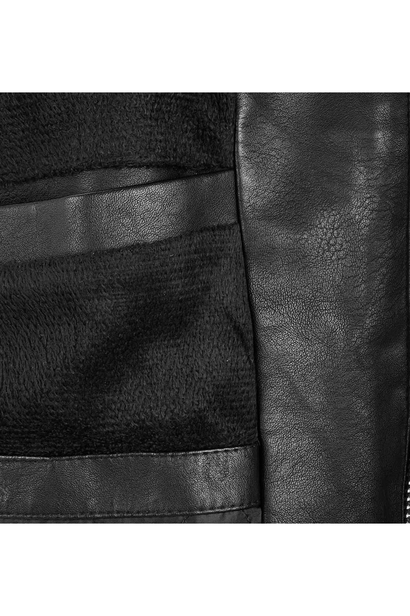 کاپشن چرم سرریپ نما