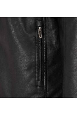 کاپشن چرم سرریپ نما