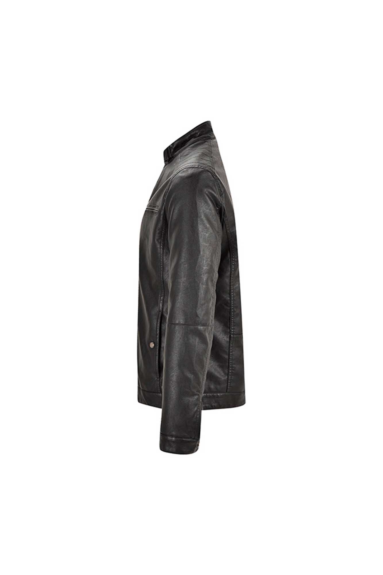 کاپشن چرم چهار جیب