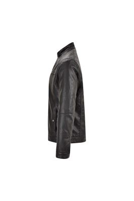 کاپشن چرم چهار جیب