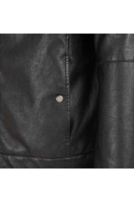 کاپشن چرم چهار جیب