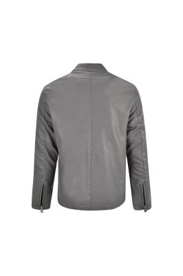 کاپشن چرم دو جیب مخفی