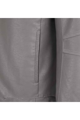 کاپشن چرم دو جیب مخفی