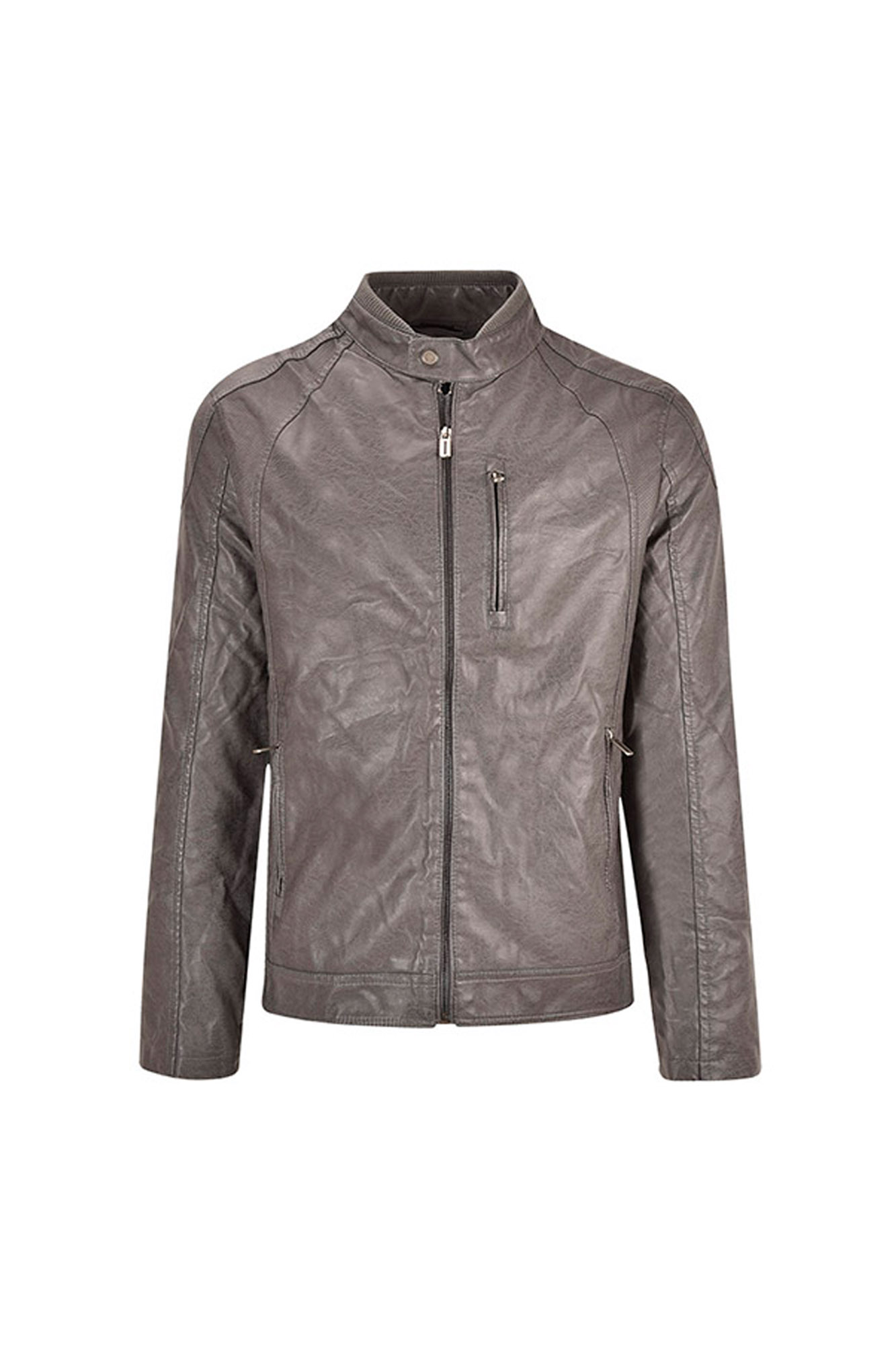 کاپشن چرم سرریپ نما