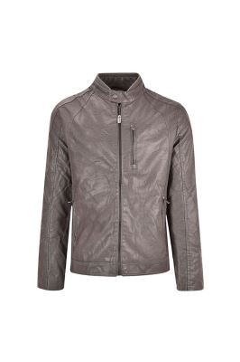 کاپشن چرم سرریپ نما