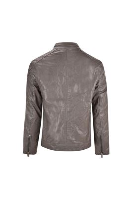 کاپشن چرم سرریپ نما