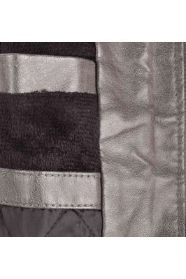 کاپشن چرم سرریپ نما