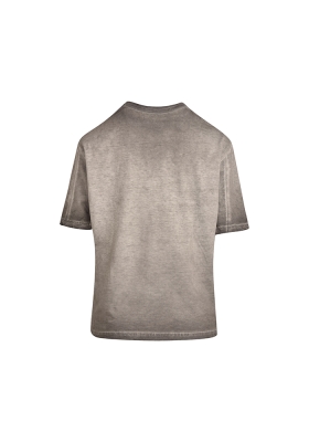 تی شرت یقه گرد چاپی زنانه