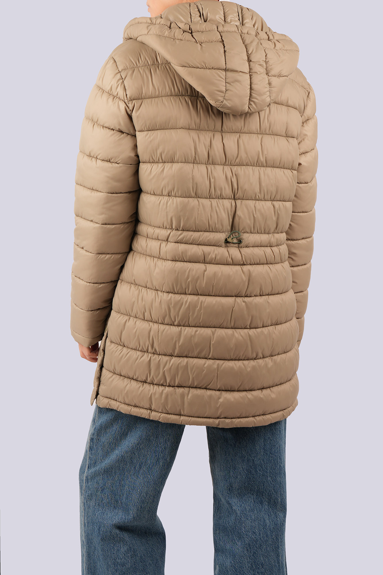 کاپشن بلند ساده زنانه