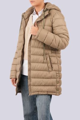 کاپشن بلند ساده زنانه