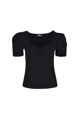 تی شرت یقه دلبری