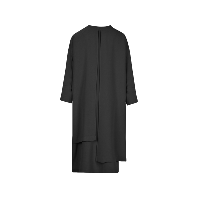 مانتو نا متقارن کمر لیفه ای