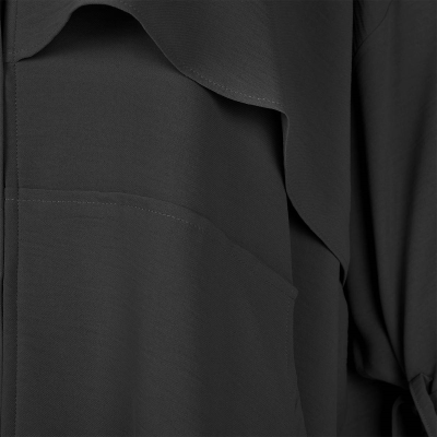 مانتو نا متقارن کمر لیفه ای