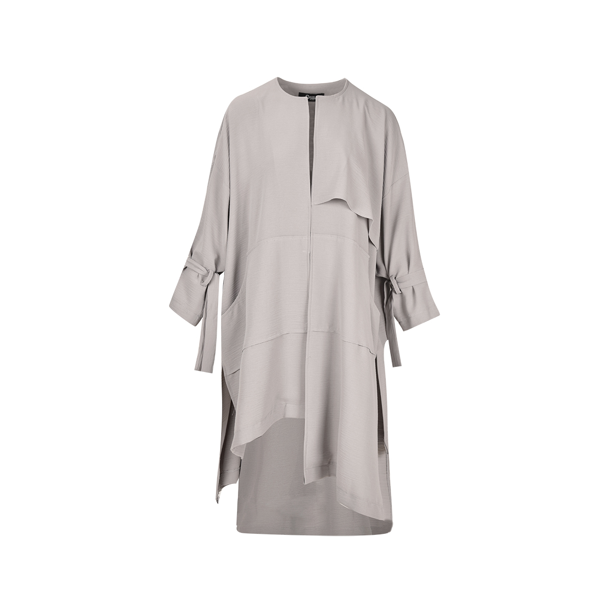 مانتو نا متقارن کمر لیفه ای