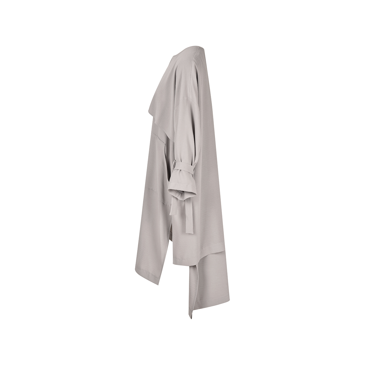 مانتو نا متقارن کمر لیفه ای