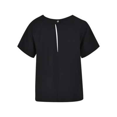 بلوز آستین کوتاه زنانه پهلو چاکدار