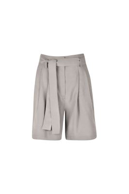 شلوارک کمربند دار فاق بلند