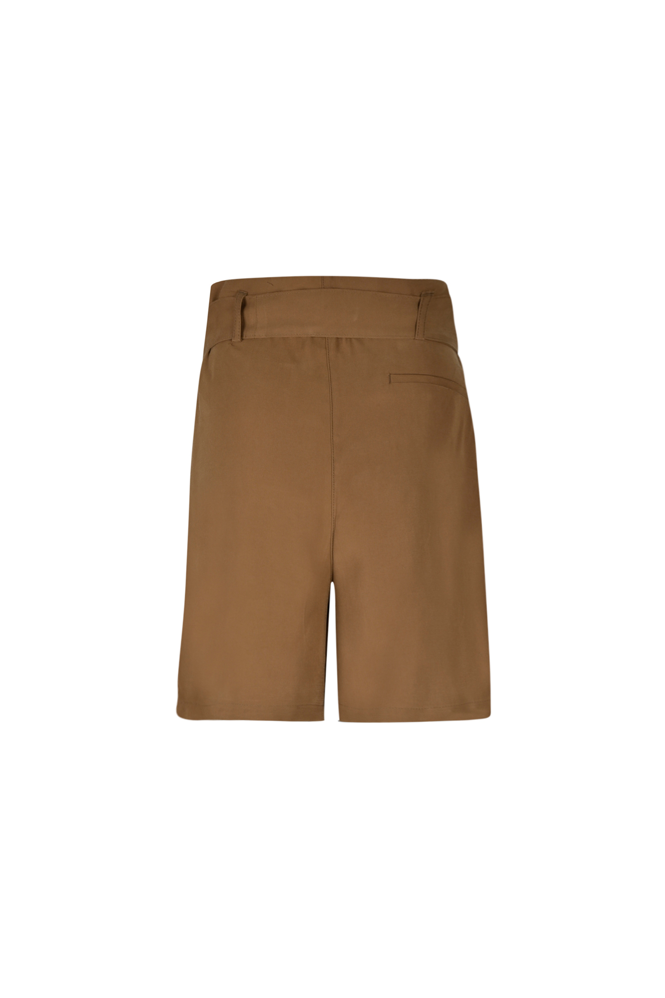 شلوارک کمربند دار فاق بلند