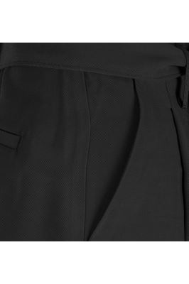 شلوارک کمربند دار فاق بلند