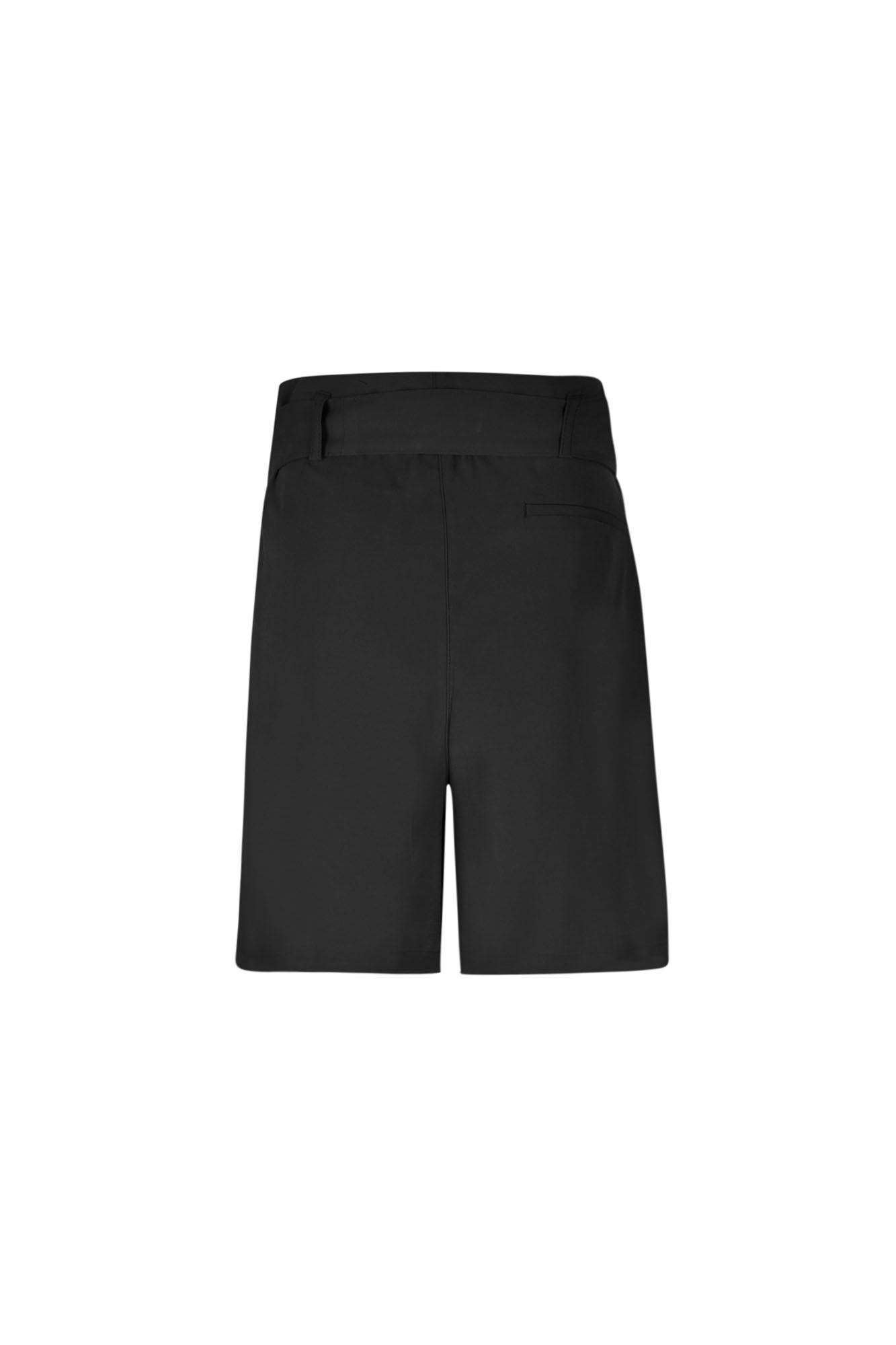 شلوارک کمربند دار فاق بلند