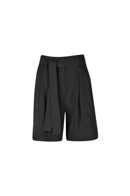 شلوارک کمربند دار فاق بلند