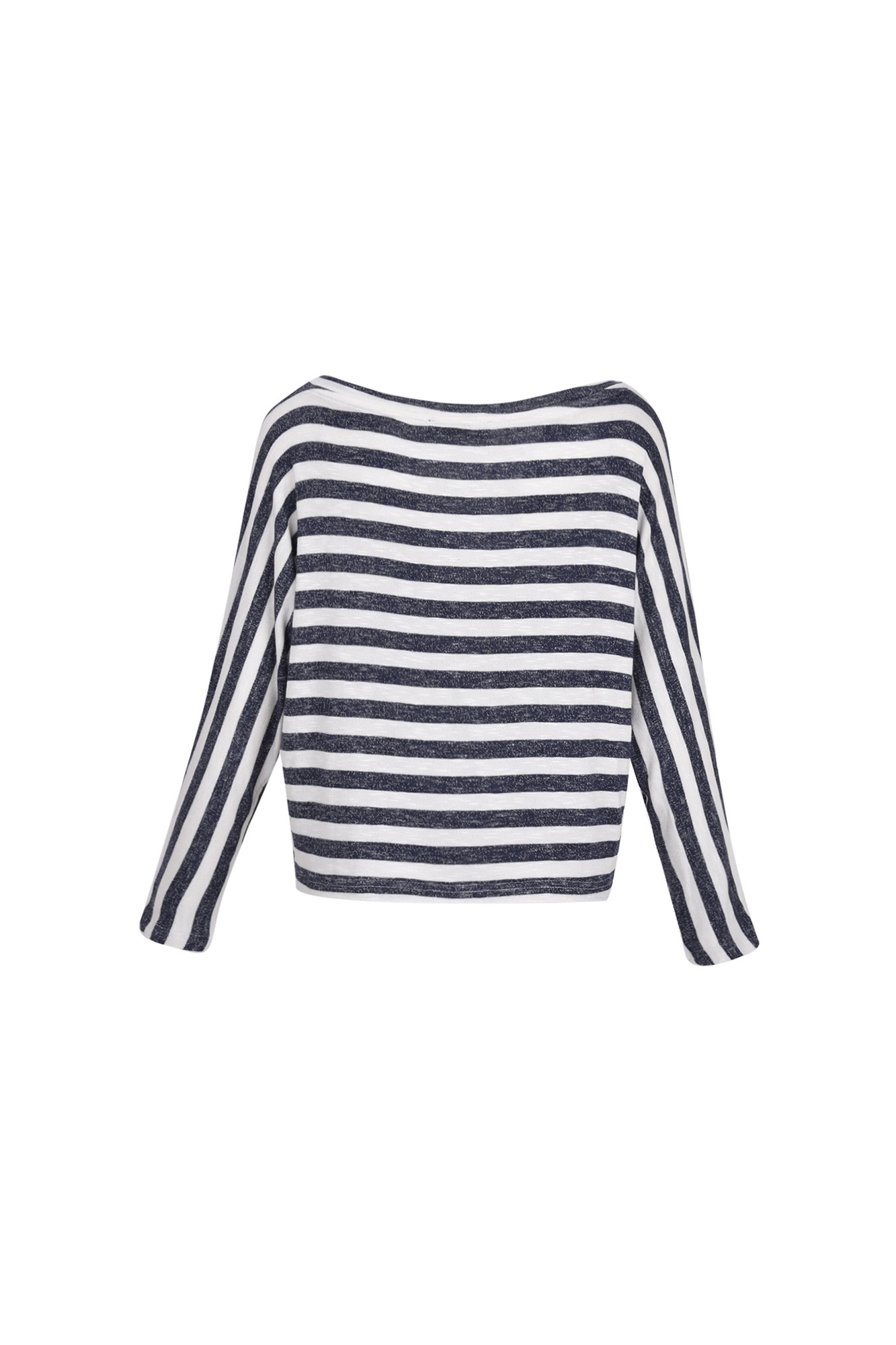 یقه قایقی آستین بلند کیمونو