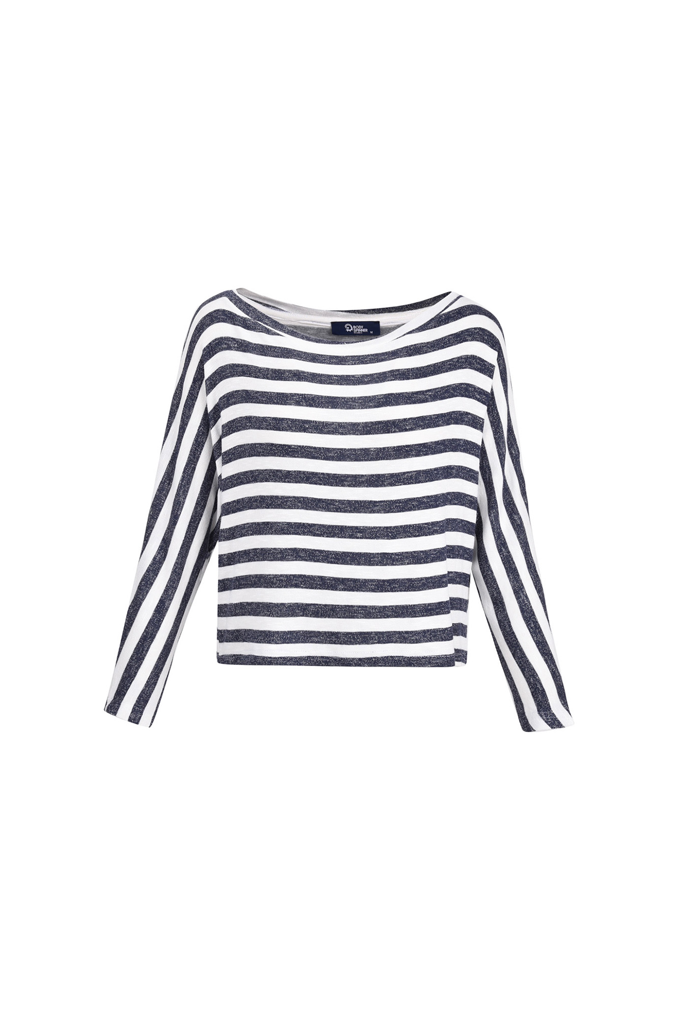 یقه قایقی آستین بلند کیمونو