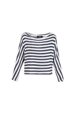 یقه قایقی آستین بلند کیمونو