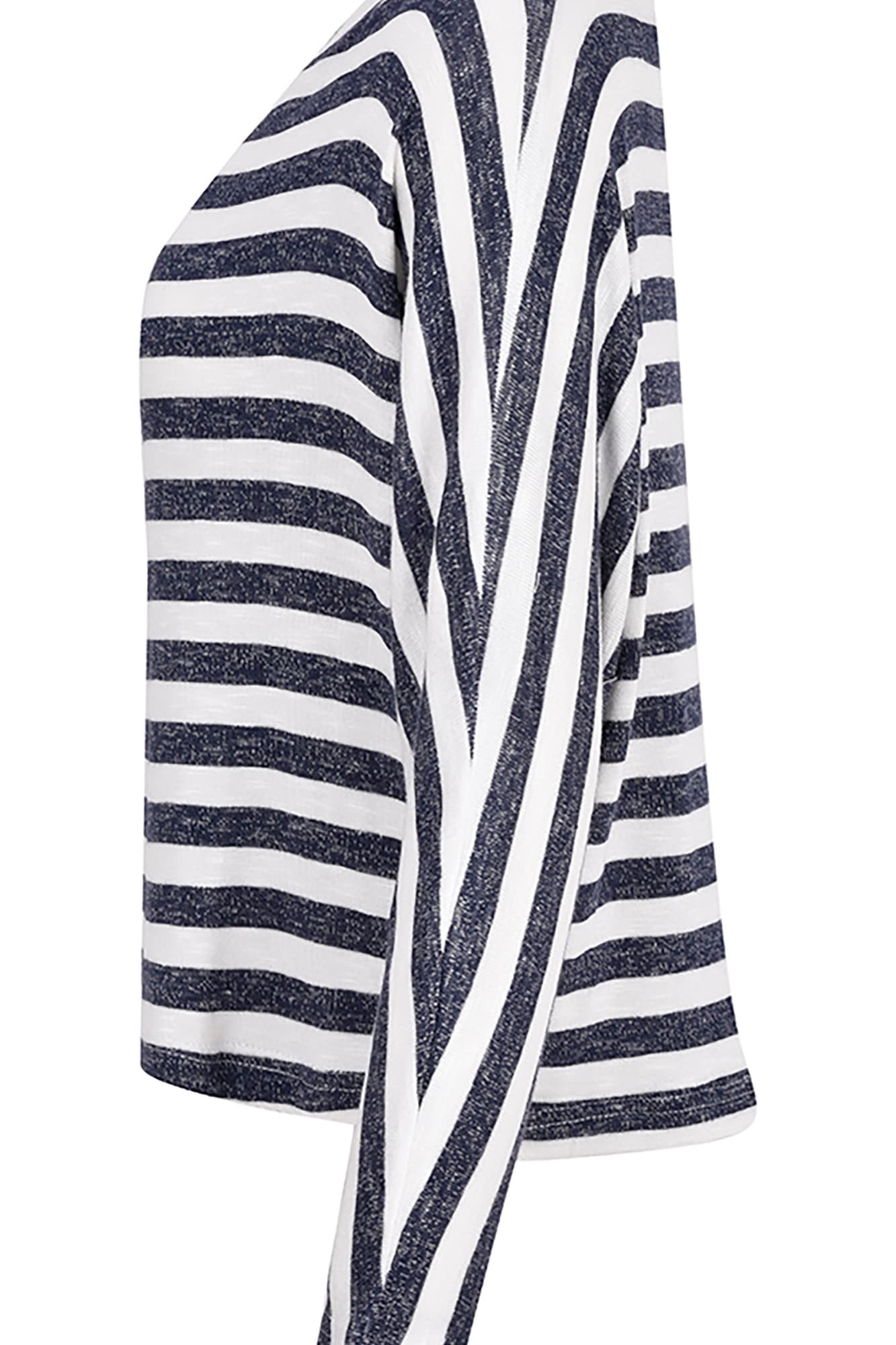 یقه قایقی آستین بلند کیمونو