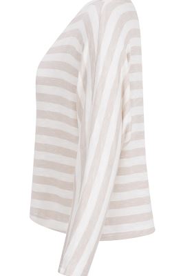 یقه قایقی آستین بلند کیمونو