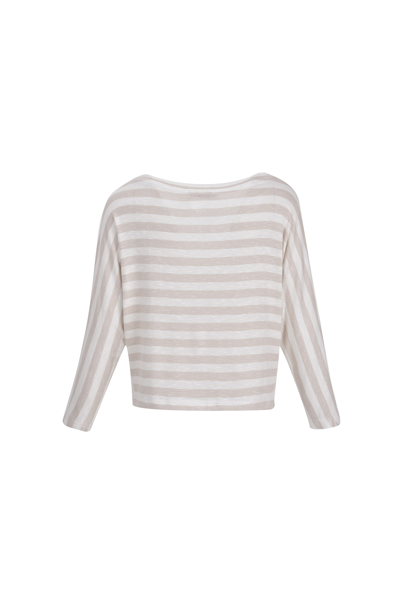 یقه قایقی آستین بلند کیمونو