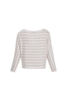 یقه قایقی آستین بلند کیمونو