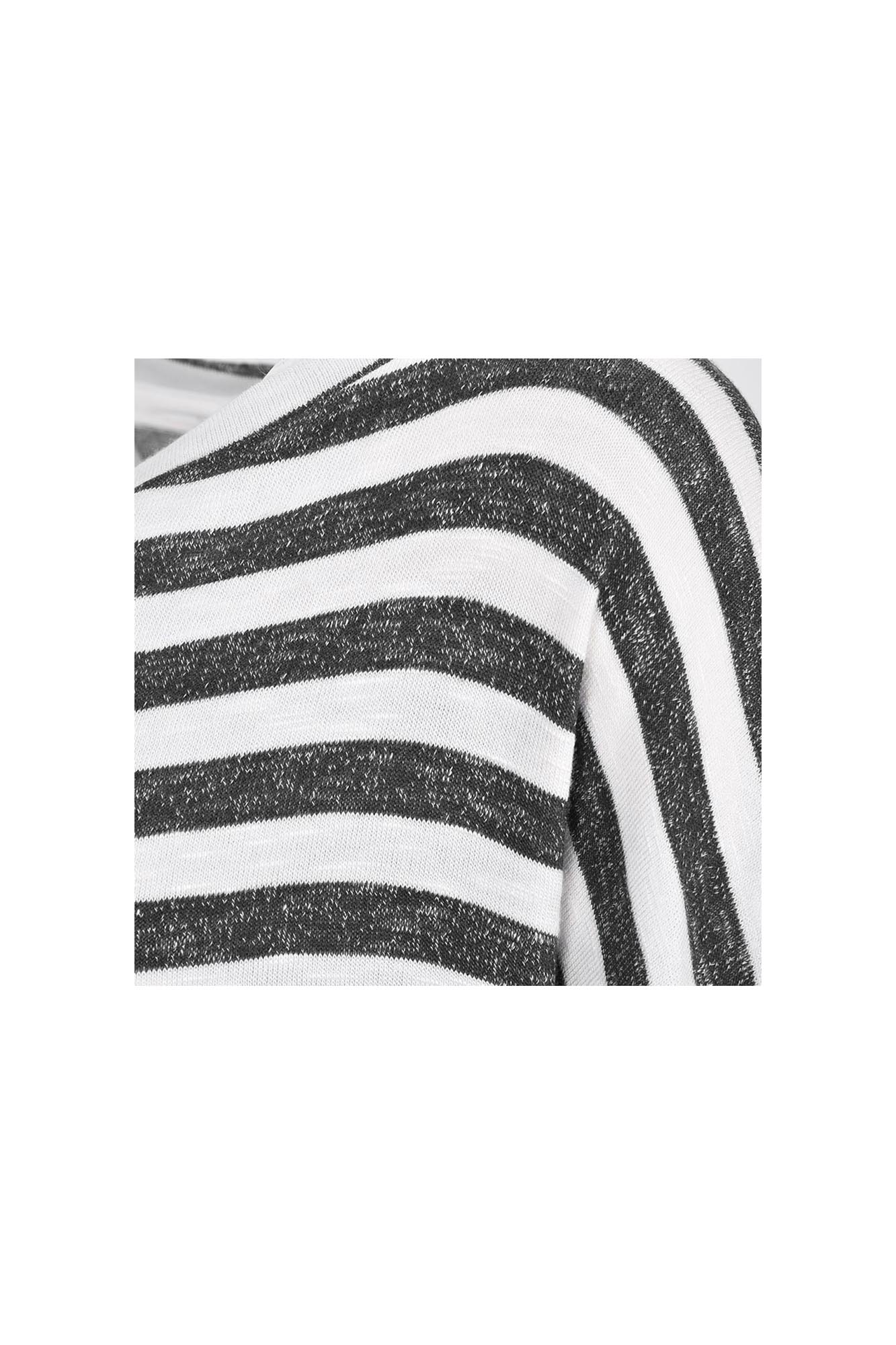 یقه قایقی آستین بلند کیمونو